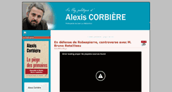 Desktop Screenshot of alexis-corbiere.com
