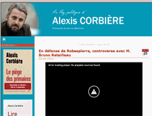 Tablet Screenshot of alexis-corbiere.com